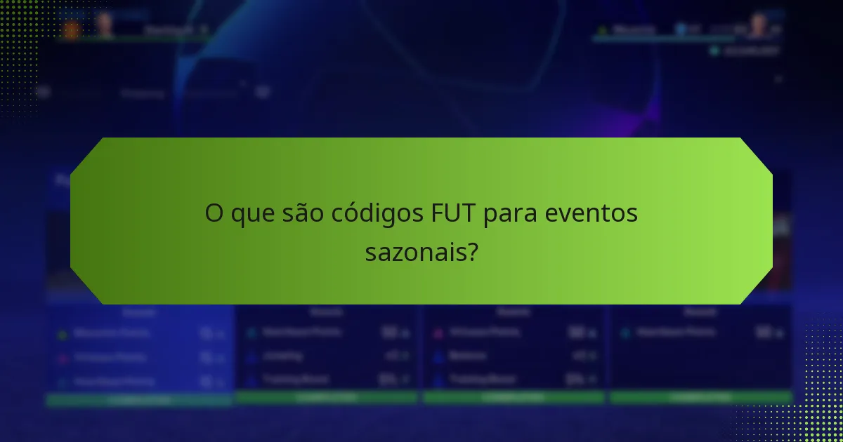Quando ocorrem os eventos sazonais?