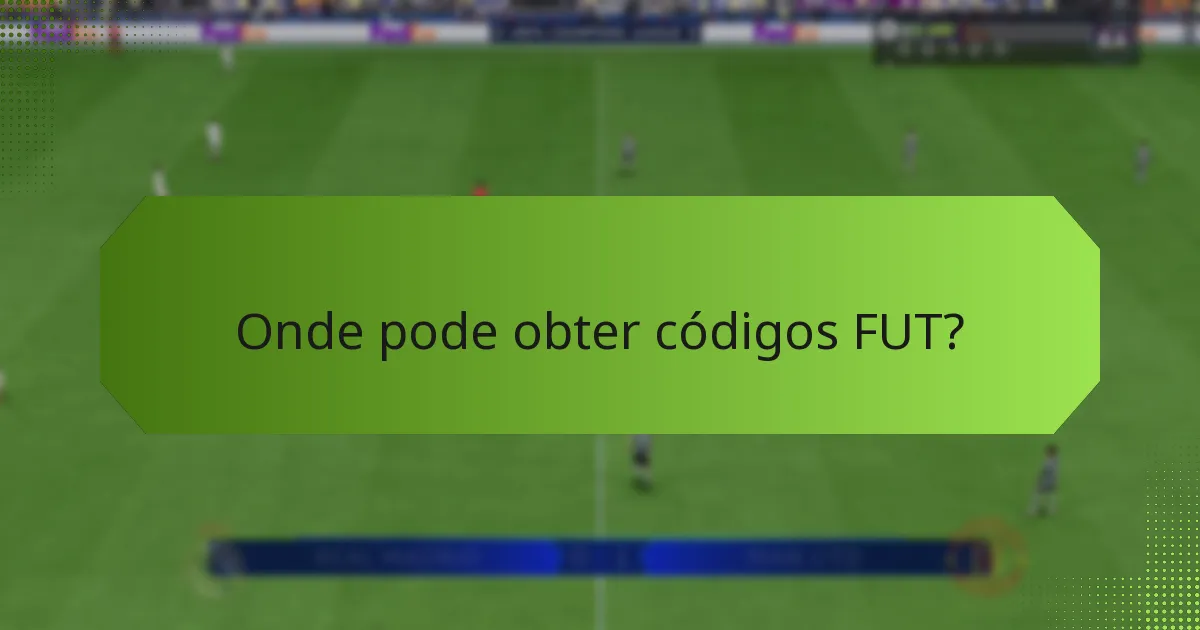 Como usar códigos FUT em FIFA Ultimate Team?